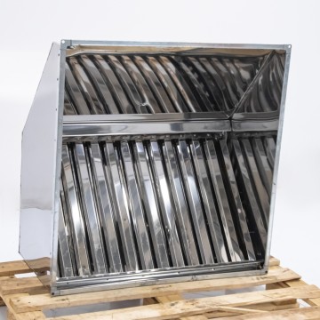 Зонт вытяжной пристенный 900х900х450